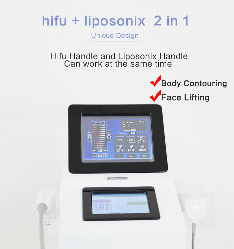 Guangzhou Dazzles Distributor 2 in 1 3D Hifu Liposonix Beauty Machine