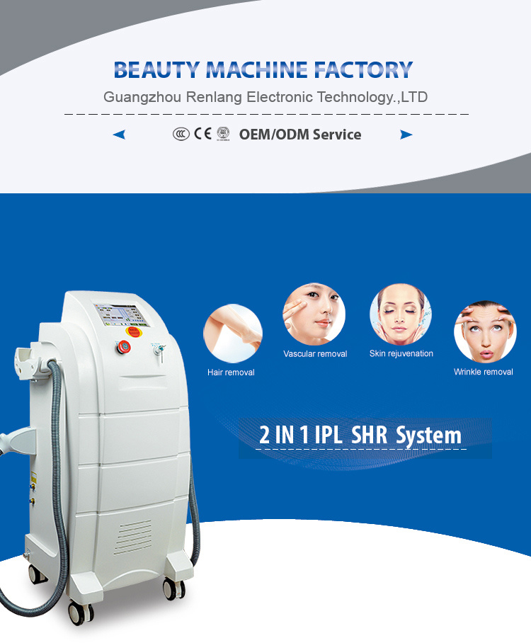 Renlang Opt System Shr Epilation Equipment Hair Removal Beauty Machine