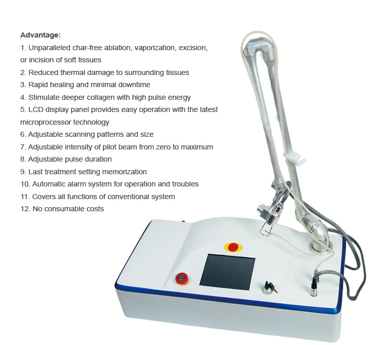 Most Effective CO2 Fractional Laser Acne Scar Removal Machine