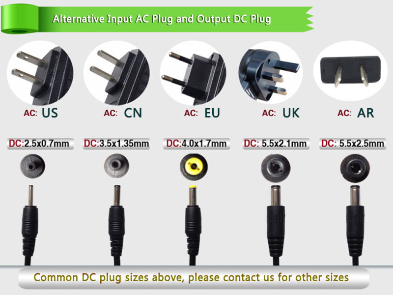 12V 24W Adapter UL/cUL, FCC Certified, Home Appliance