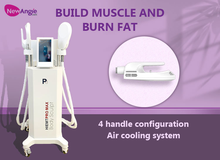 2021 New Trending Hiemt EMS Body Muscle Sculpt Fat Burning Machine with Air Cooling