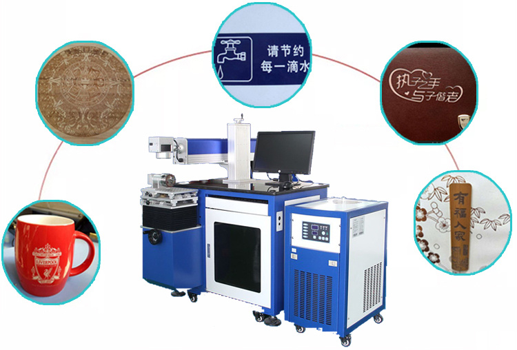 CO2 Laser Marking Machine for Wood Photo Format