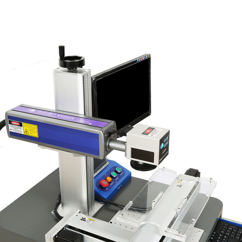 High Speed Fiber Laser Marking/Printing Machine Intelligent Laser Machine for Button Battery