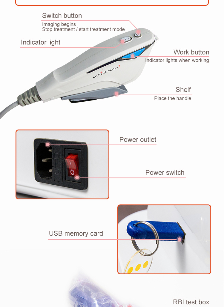 Ultrasound Portable Hifu Wrinkle Remover Body Slimming Beauty Machine