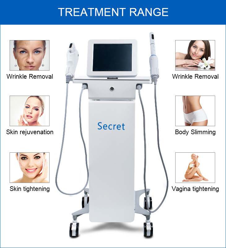 New Product 2 in 1 Facial Care Wrinkle Removal Vaginal Tightening Hifu Beauty Machine