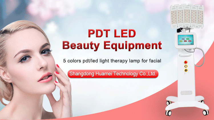 Professional PDT LED Machine PDT Phototherapy Equipment 5 Colors LED Light