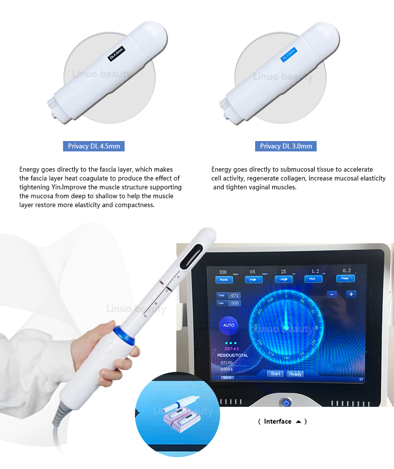2020 New Trend Hifu Machine 3D Hifu 4D Hifu Vaginal Machine 3 in 1 12 Lines 4D Face V Max Vaginal Theatment Machine