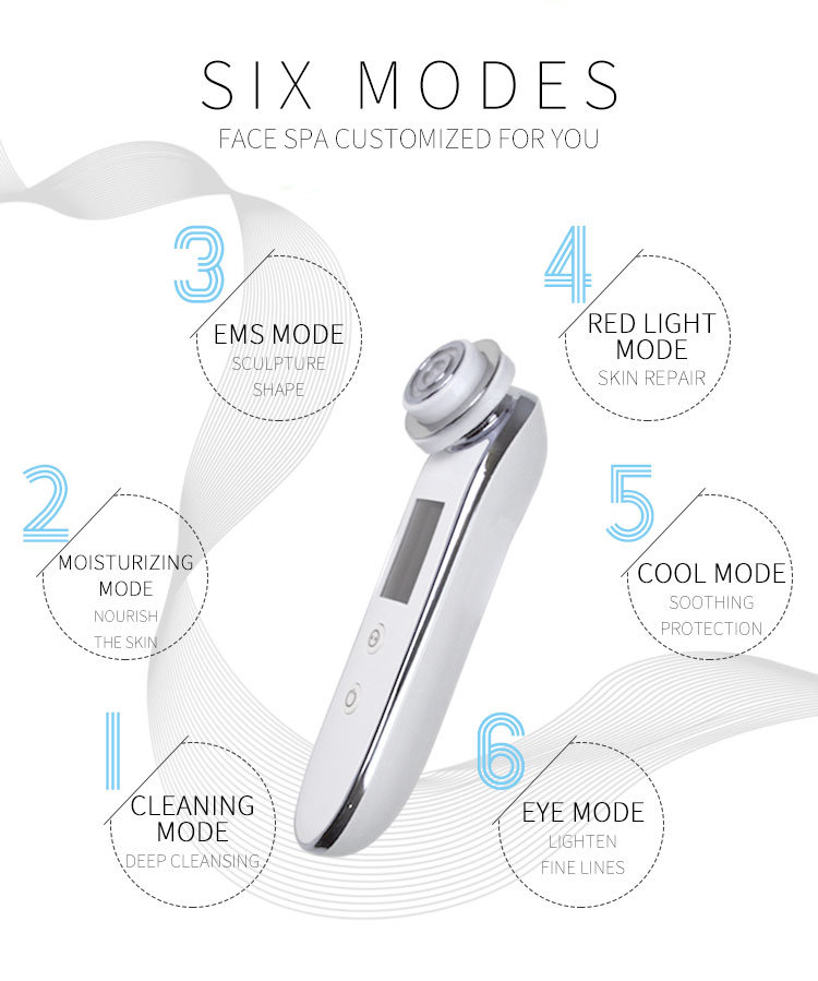 Mini Beauty Device RF EMS Facial Rejuvenation Face Lift Beauty Machine