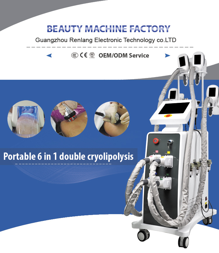 Great Effect 4 Handles Cryolipolysis Machine for Body Slimming Fat Freezing