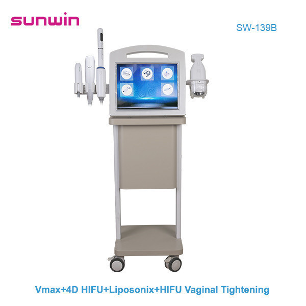 4 in 1 4D 3D Hifu Vmax Liposonix Hifu Vaginal Tightening Cellulite Treatment Machine