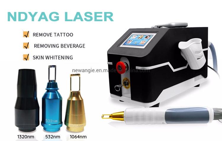 Beauty 1064nm 532nm 1320nm ND YAG Laser Tattoo Removal System