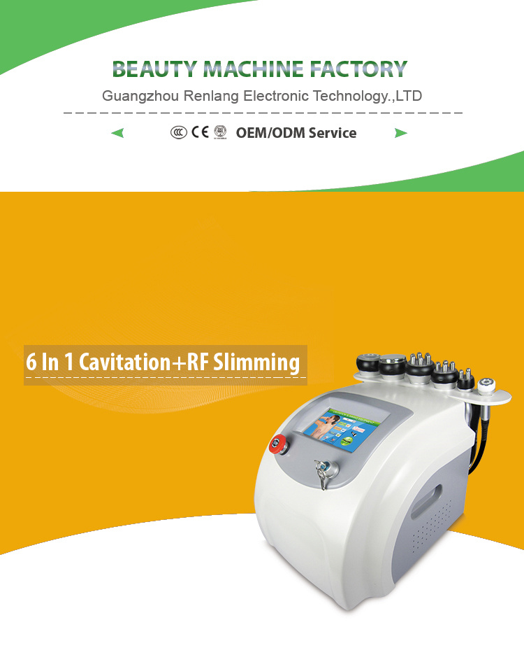 Newest Vacuum+ Multipolar RF + 40K Cavitation Slimming Machine