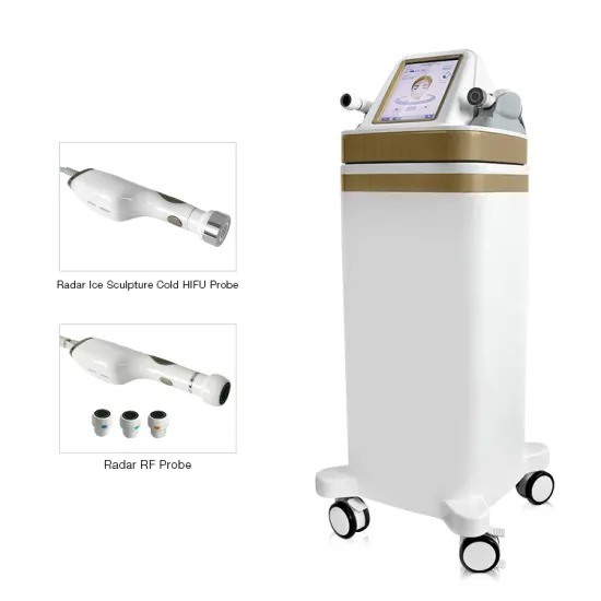 Newest Cryo Hifu Facial Machine Cooling Hifu with RF for Facelift Wrinkle Removal