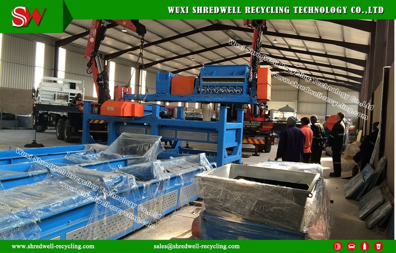 Biggest Domestic Double Shaft Waste/Scrap/Used Tire Recycling Machine