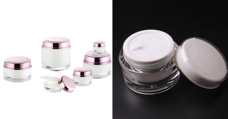 15ml, 30ml Plastic Cosmetic Cream Jar for Face Body Cream Container
