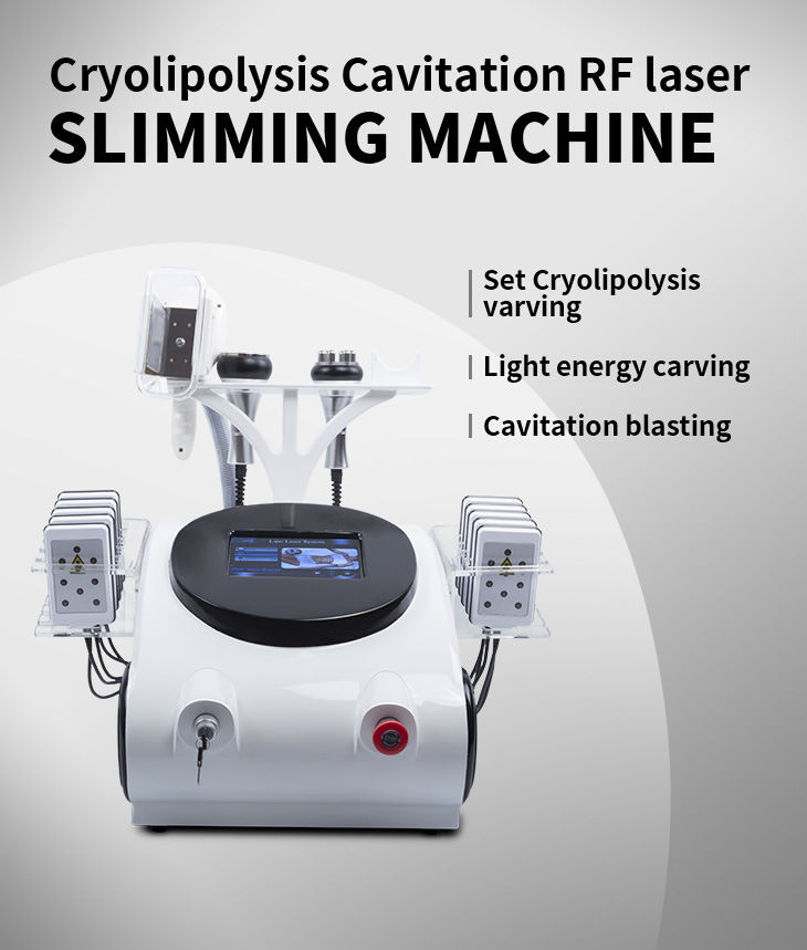 Body Slimming Cryolipolysis 40K Cavitation Machine Weight Loss Laser Beauty Salon Equipment