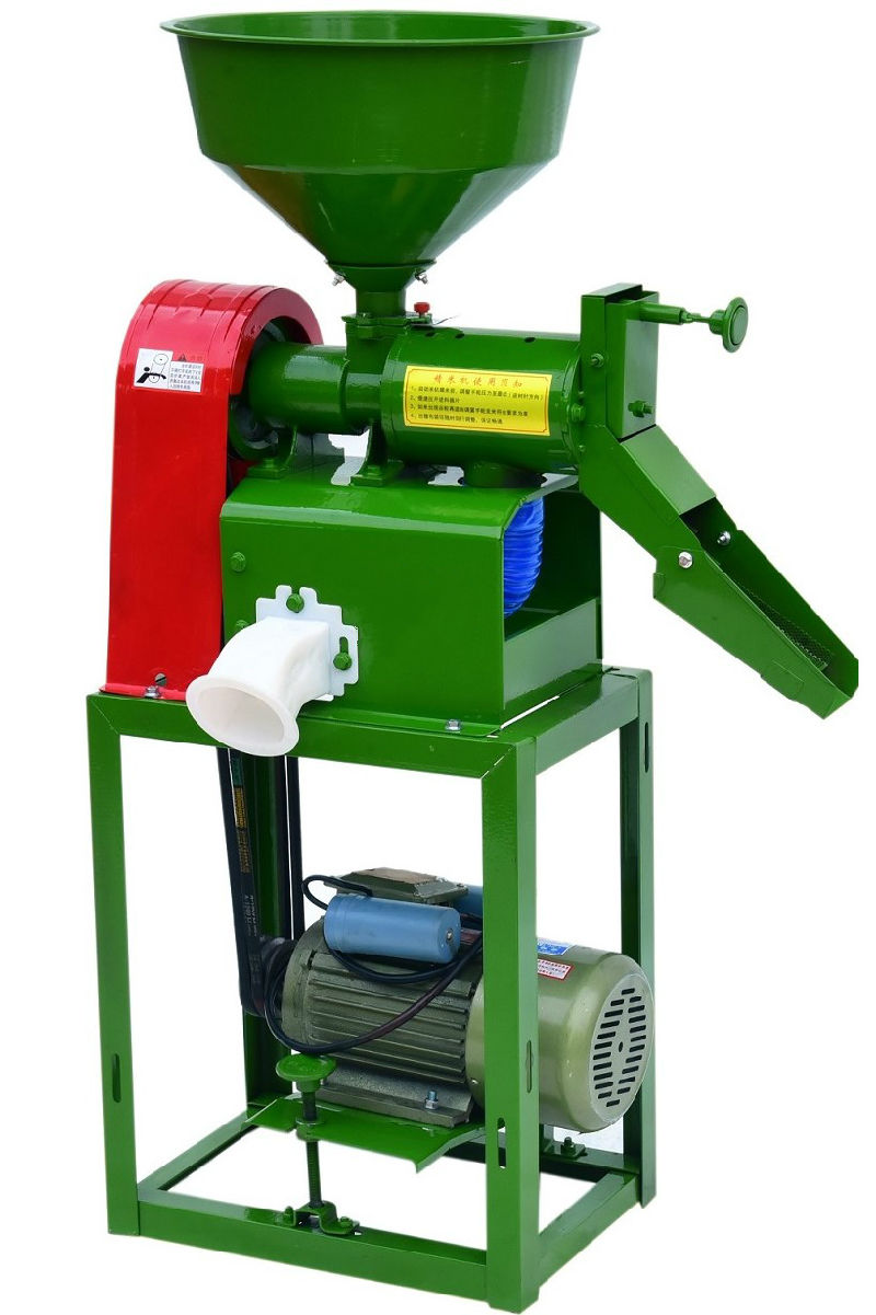 Household 140kg/H Rice Milling Machinery / Small Rice Mill Agricultural Machinery