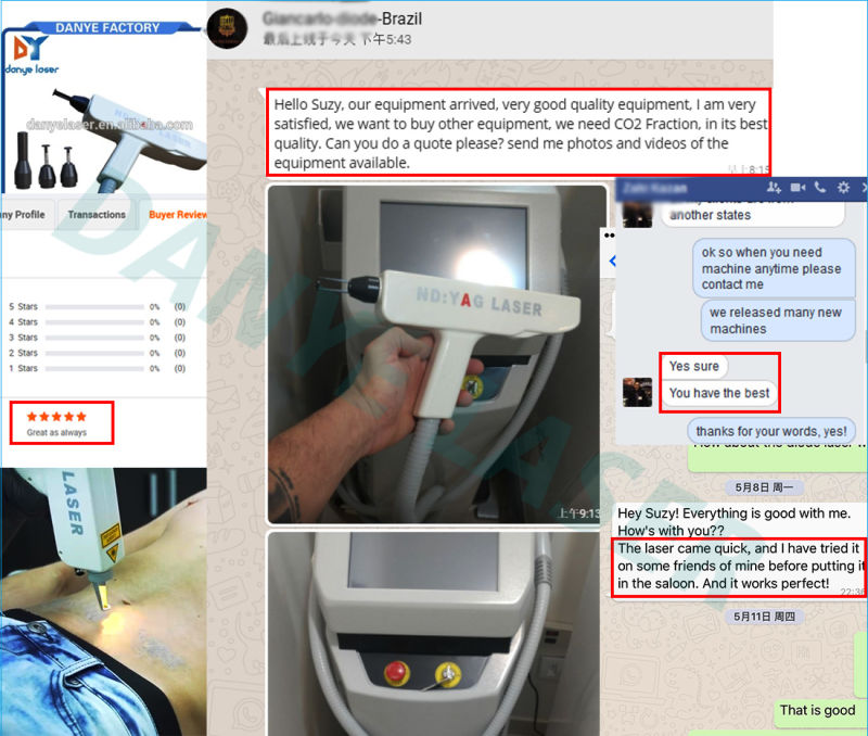 Beauty Equipment Q Switch ND YAG Laser Machine Carbon Peel Tattoo Removal Laser ND YAG