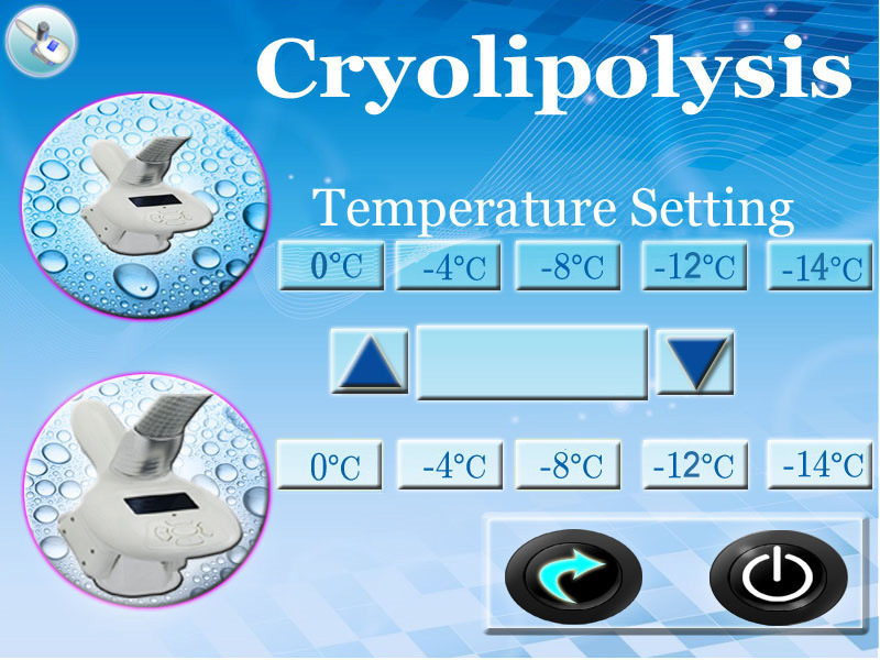 Freezing Fat Slimming Cryolipolysis Machine for Home 2 Handles