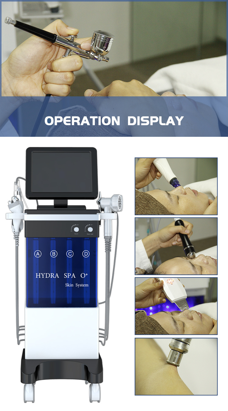 Hydra Dermabrasion Water Hydra Jet Peel Blackhead Remover Water Microdermabrasion Facial RF Lift Skin Rejuvenation Machine