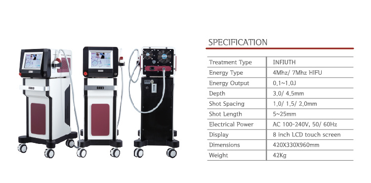 Hifu High Intensity Focused Ultrasound Skin Care / Facial Lifting Machine