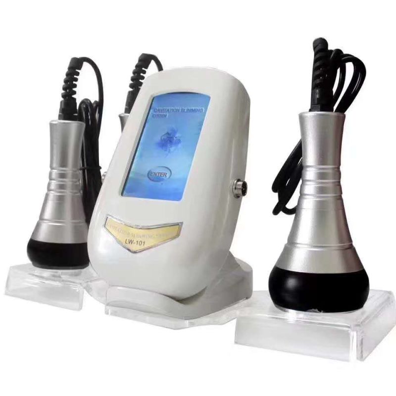 Portable 3 in 1 Ultrasonic Cavitation Radio Frequency Slimming Beauty Apparatus