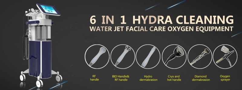 Professional 6 in 1 Hydropeel Diamond Microdermabrasion Hydrafacial Beauty Machine
