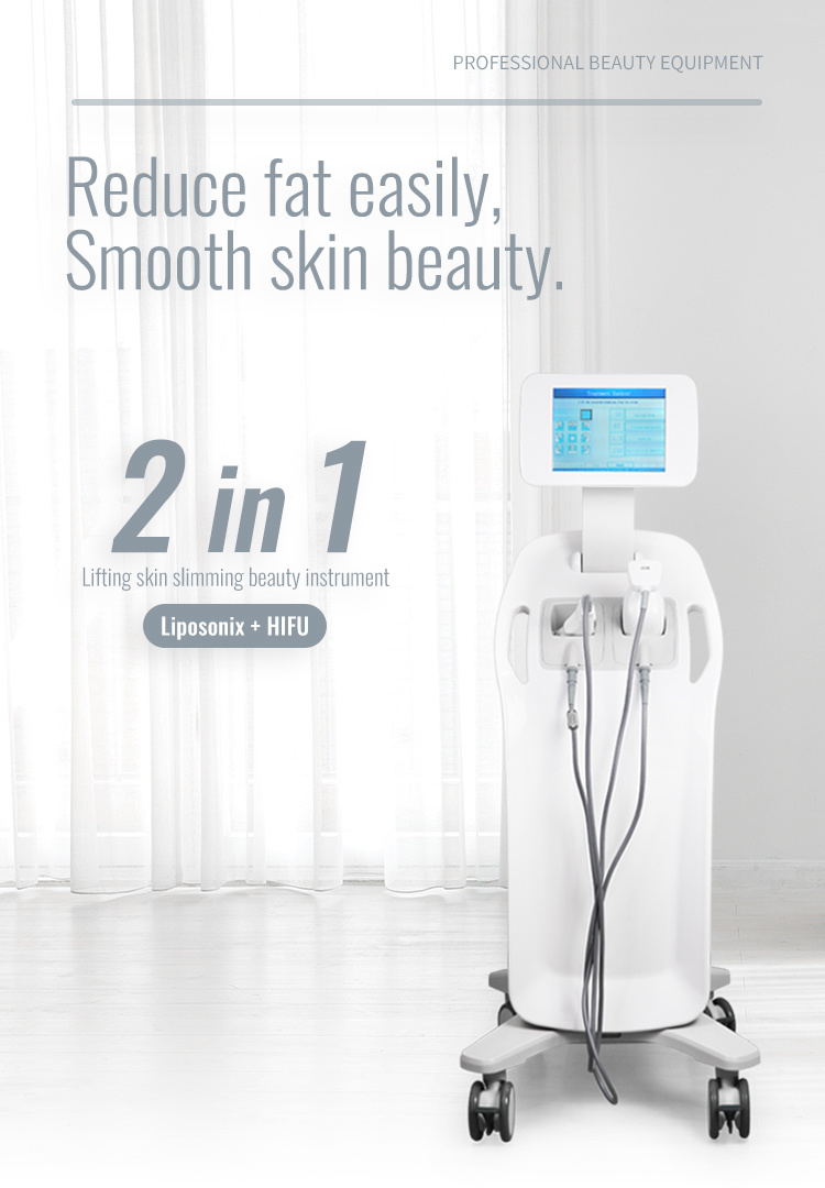 Hifu Handpieces Ultrasound Hifu 2 in 1 Hifu Liposonix Beauty Machine