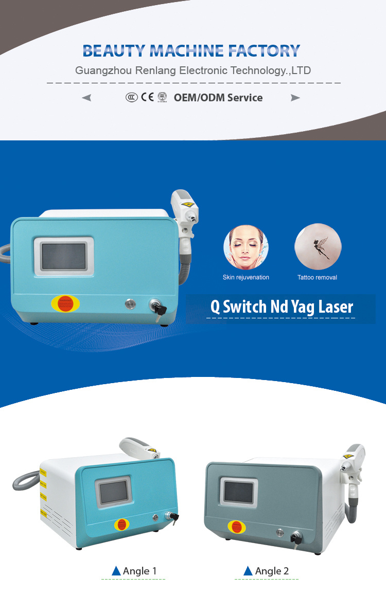 10Hz 1500W 2000mj Fast Q Switch ND-YAG ND YAG Laser Tattoo Removal