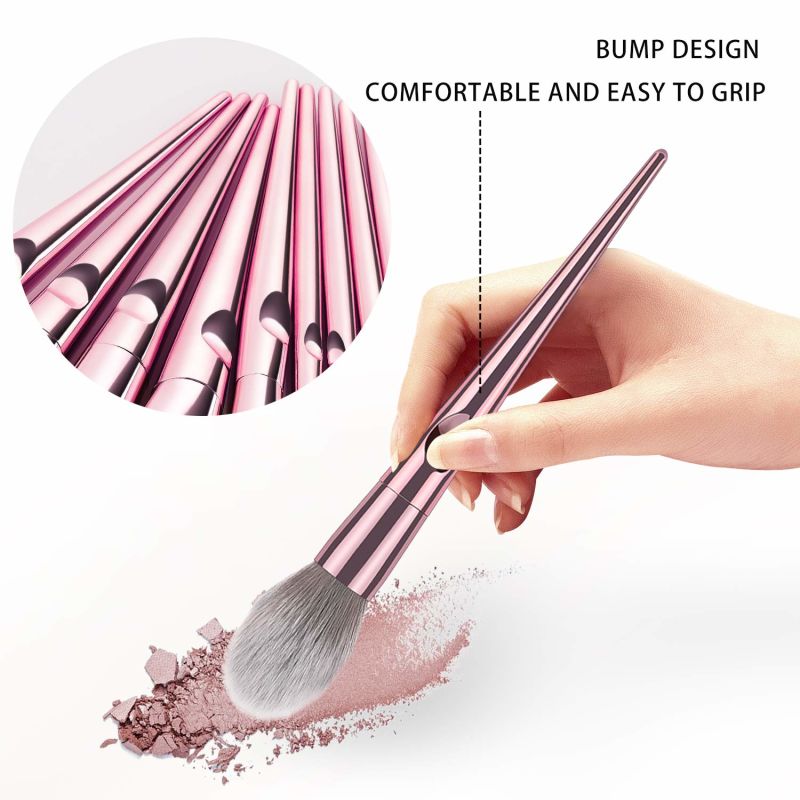 10PCS Make up Brushes Ergonomic Beauty Accessories for Women Cosmetics Tools