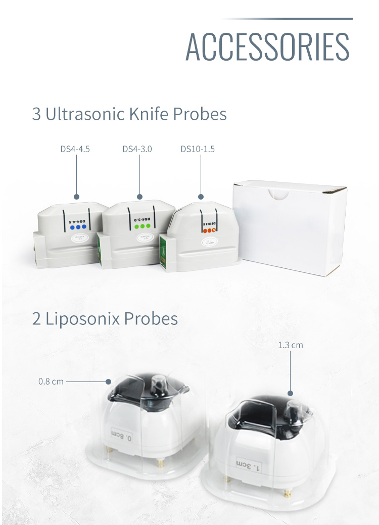 Hifu Handpieces Ultrasound Hifu 2 in 1 Hifu Liposonix Beauty Machine
