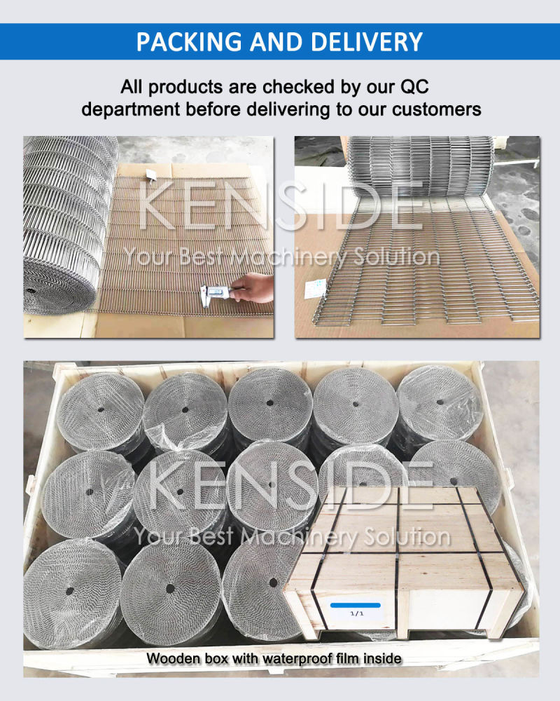 Conveyor Belt Wire Belt Wire Mesh Conveyor Belt for Freezing Seafood