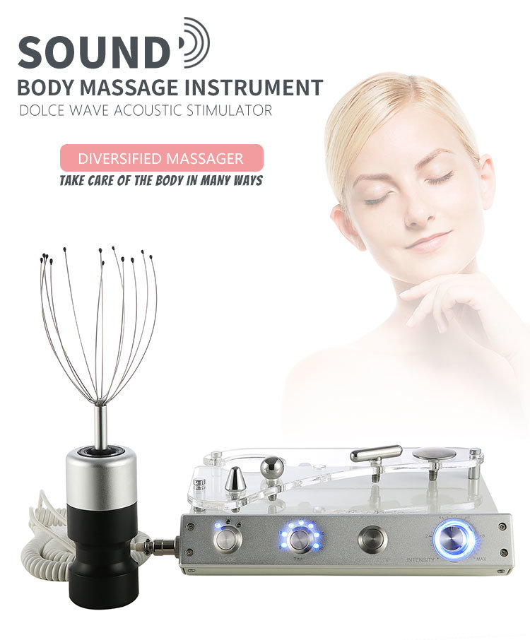 Renlang New Dolcewave Acoustic Stimulator Sound Massage Beauty Machine for Body and Face