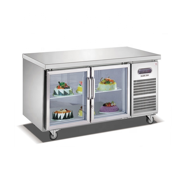 Commercial Stainless Steel Under Counter Refrigerator Counter Top Freezer