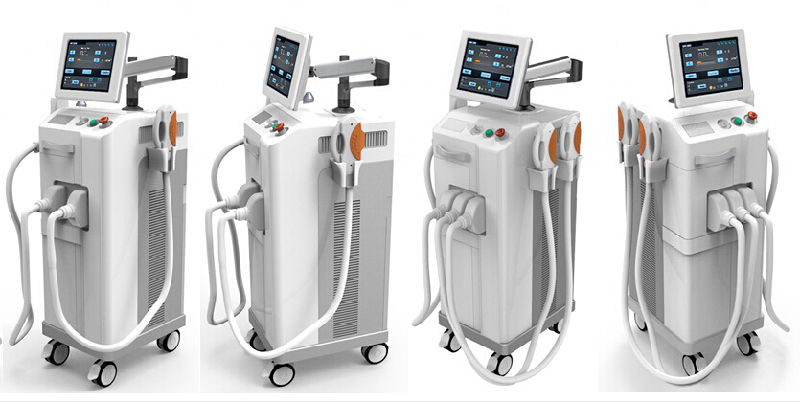 Multifunction Beauty Machine 4 in 1 Elight IPL Opt Shr RF ND YAG Laser Tattoo Removal/Hair Removal Machine IPL