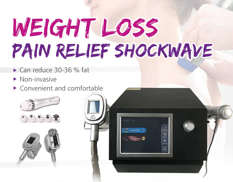 Professional Pain Relieving Shock Wave Therapy Machine Fat Freezing Fat Removal Machine