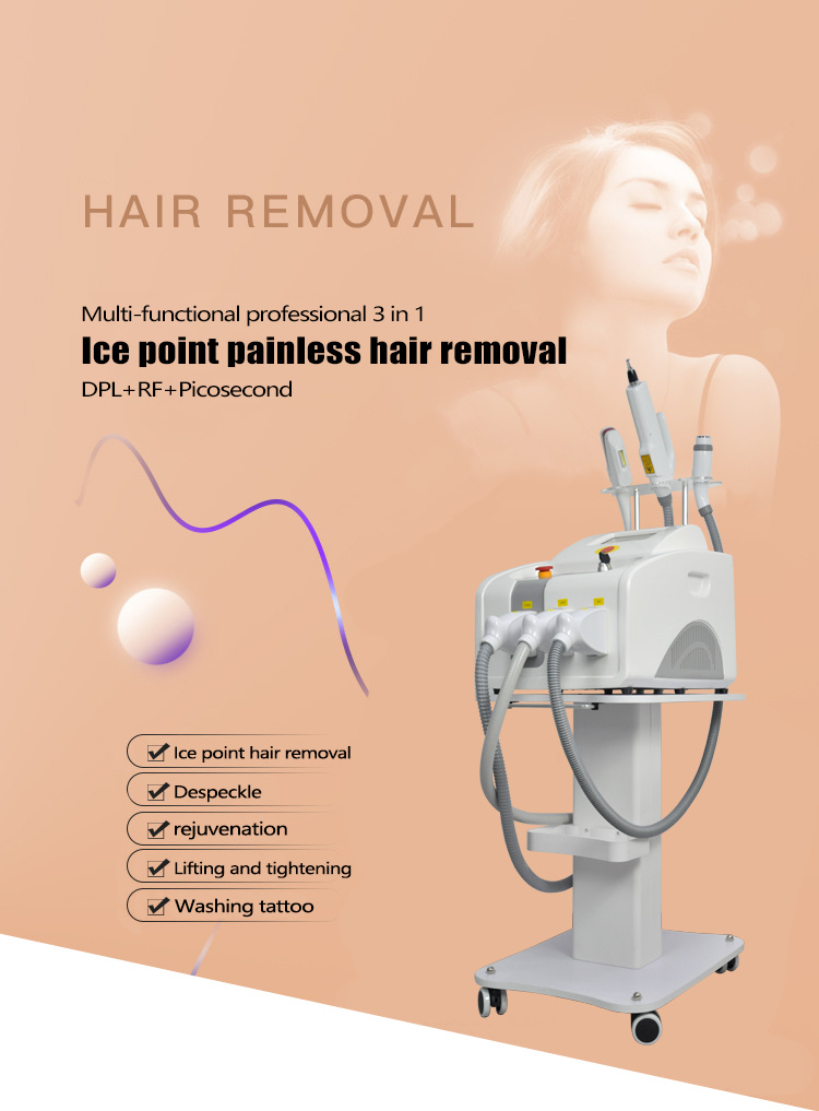 Portable IPL Elight Hair Removal Skin Rejuvenation Tattoo Removal Machine