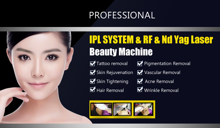 Good Price Multifunction IPL Hair Removal Skin Rejuvenation RF Laser Tattoo Removal Powerful Machine