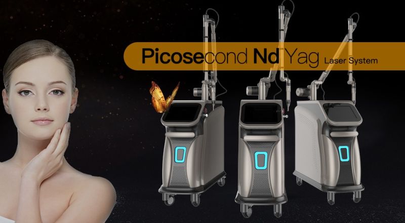 Hot Selling Vertical 1200mj Machine Good Price 532nm 1064nm Effective Tattoo Removal Picosecond Laser Pigment Removal Machine