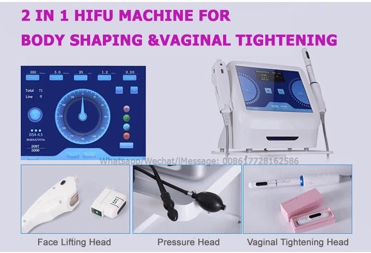 3D Hifu Face Lifting and Body Shaping, Vaginal Tightening Hifu Machine