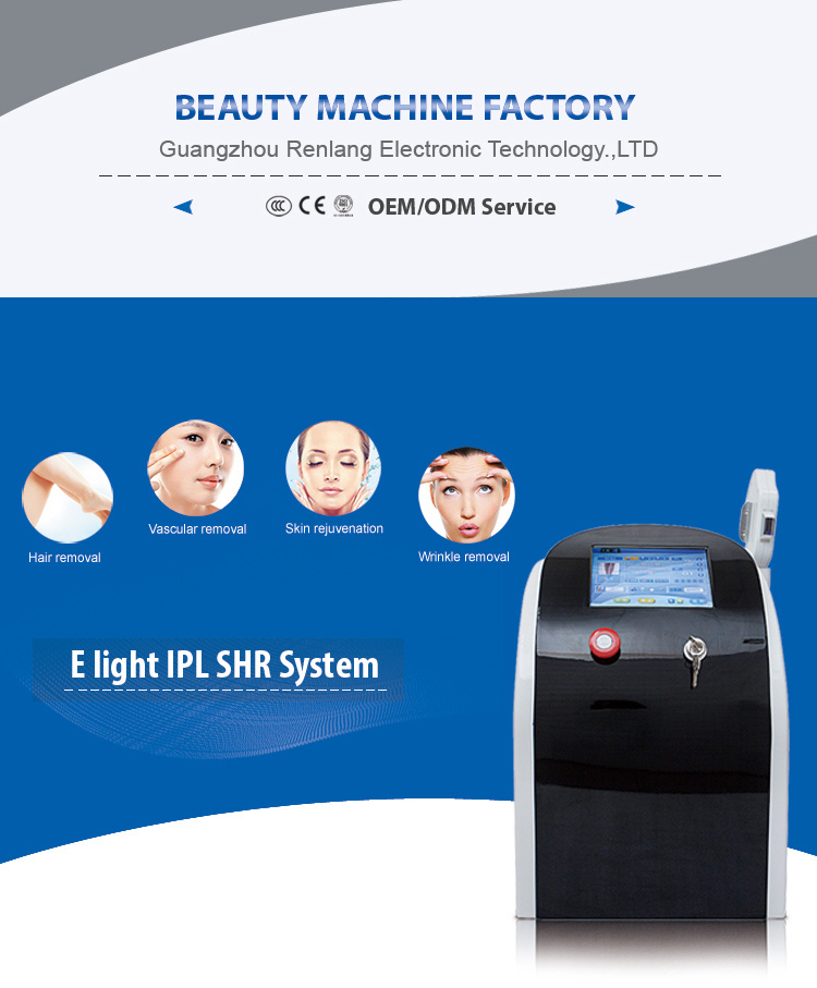 2019 New Elight Shr IPL Hair Removal, Permanent Hair Removal, IPL Hair Removal Machine for Salon