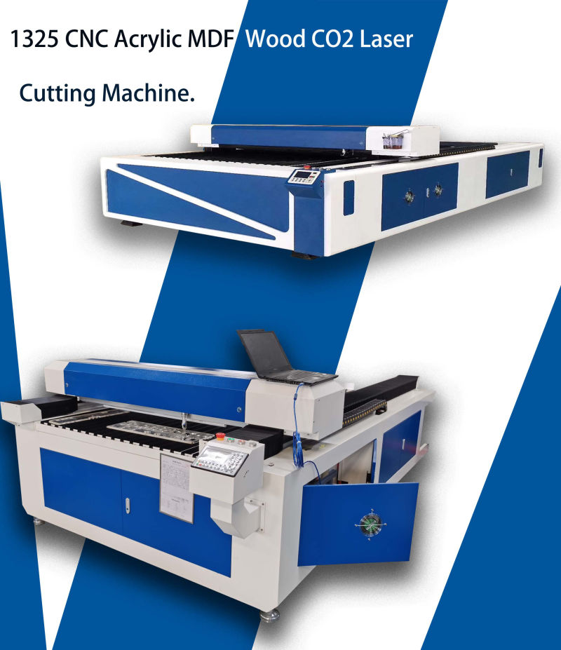 CO2 100W 130W 150W Laser Cutter Laser Cutting Machine Double Head 1390 CO2 Laser Machine