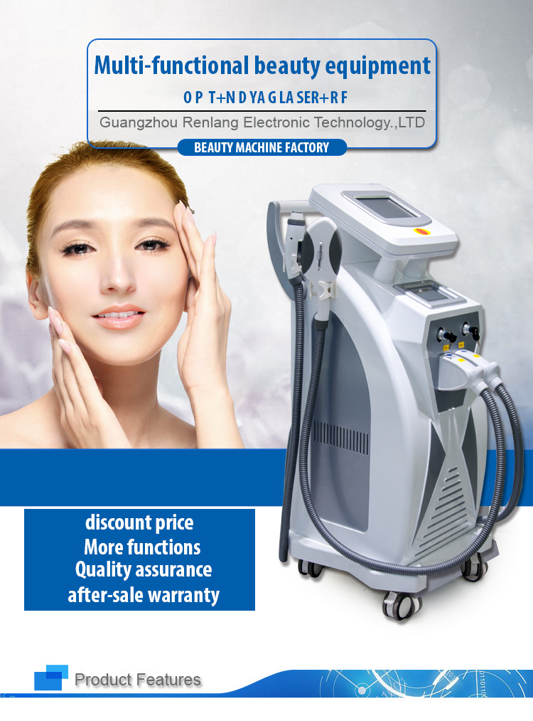 Elight IPL+RF +Laser 3 in 1 IPL Machine for Hair Removal and Skin Rejuvenation