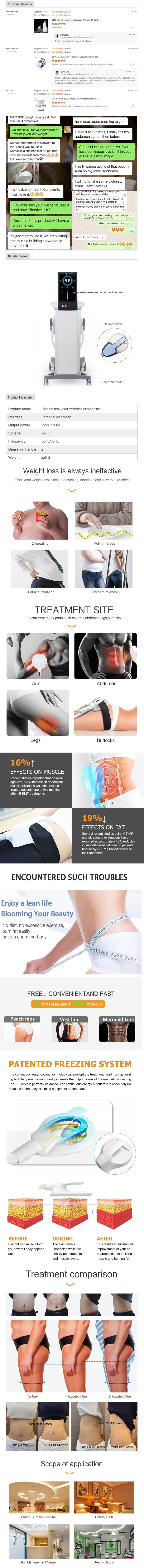 Slimming Build Muscle Fat Burning Electromagnetic Body Sculpting Emslim Hiemt Machine