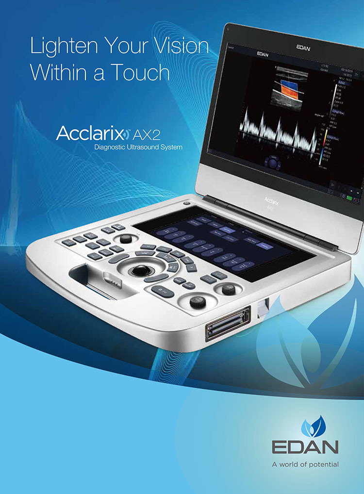 Acclarix Ax2 China Medical Equipment Portable Color Doppler Ultrasound Machine