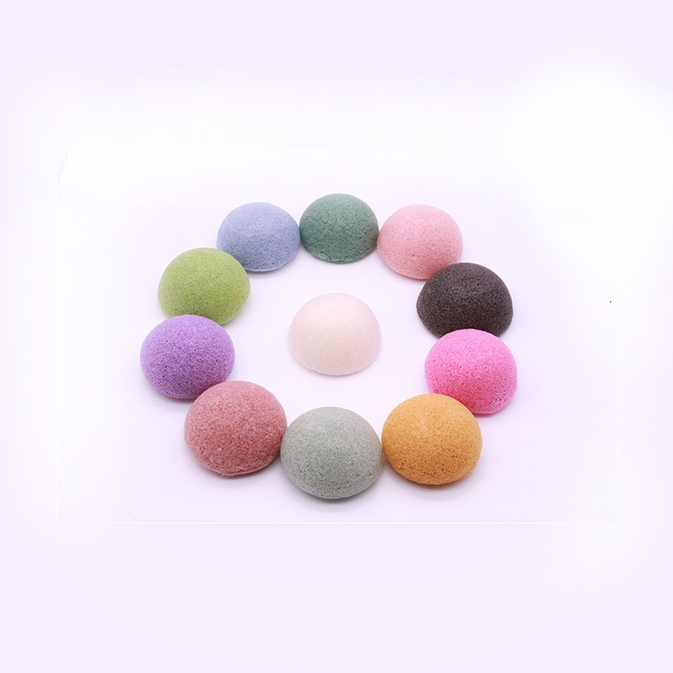 Various Colors Natural Konjac Sponge for Face and Body Wash