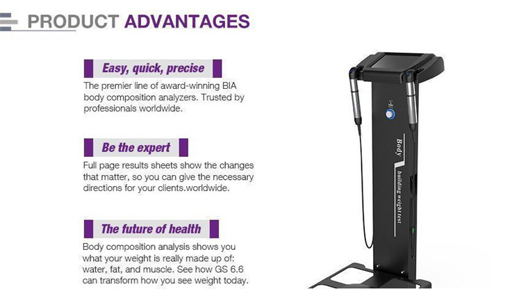 Body Composition Analysis Machine Self- Contained Thermal Printing for Fat Control