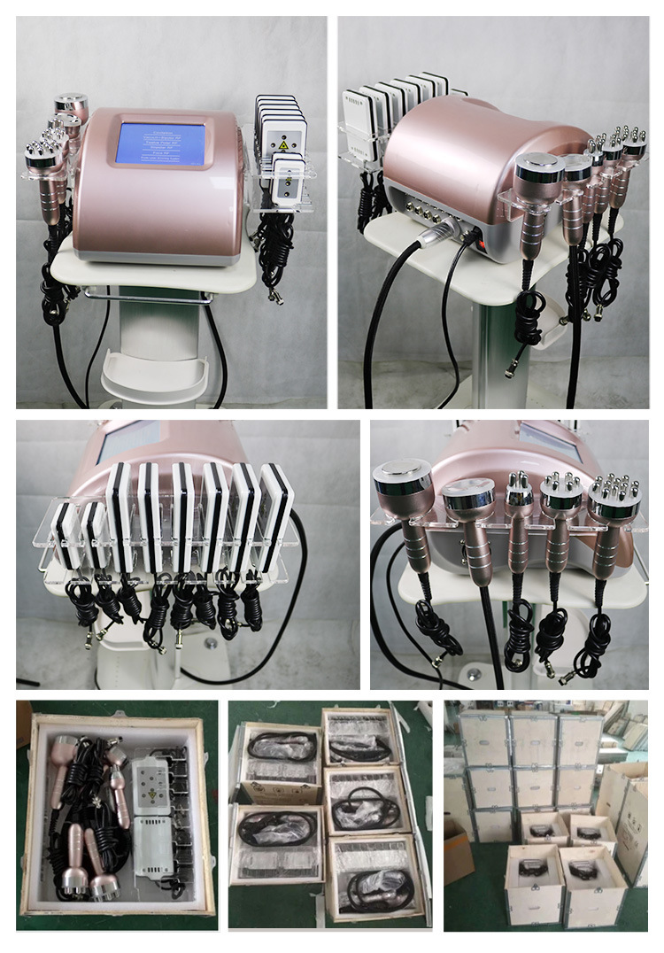 Radio Frequency Cavitation Slim Machine Mini Cavitation Equipment Cellulite Removal Ultrasonic Cavitation RF for Home Use