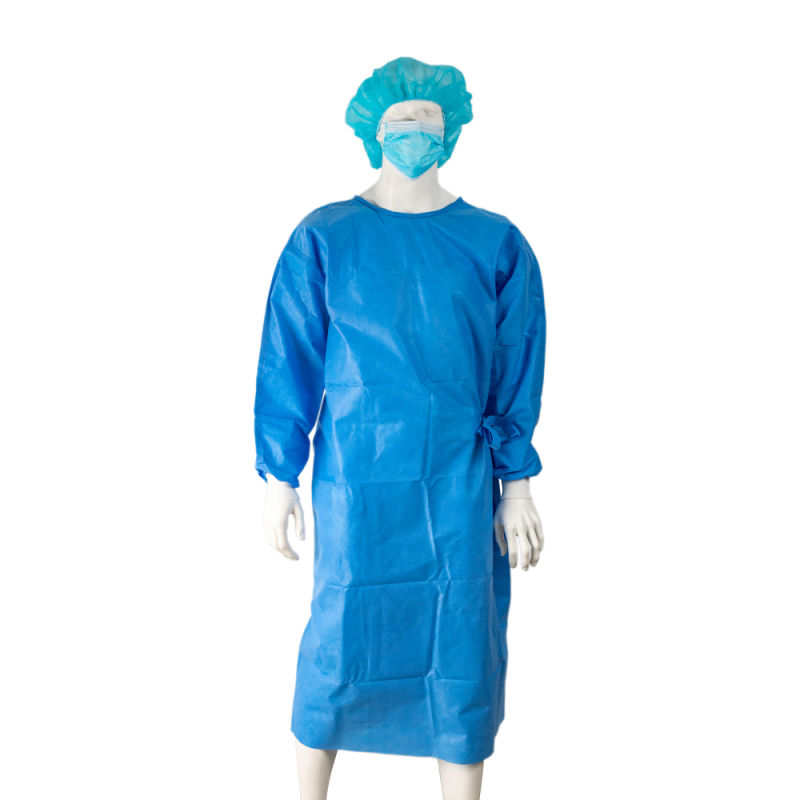 Overall Personal Protective Equipment Suit Disposable Anti-Bacterial Protective Coverall Gown Clothing