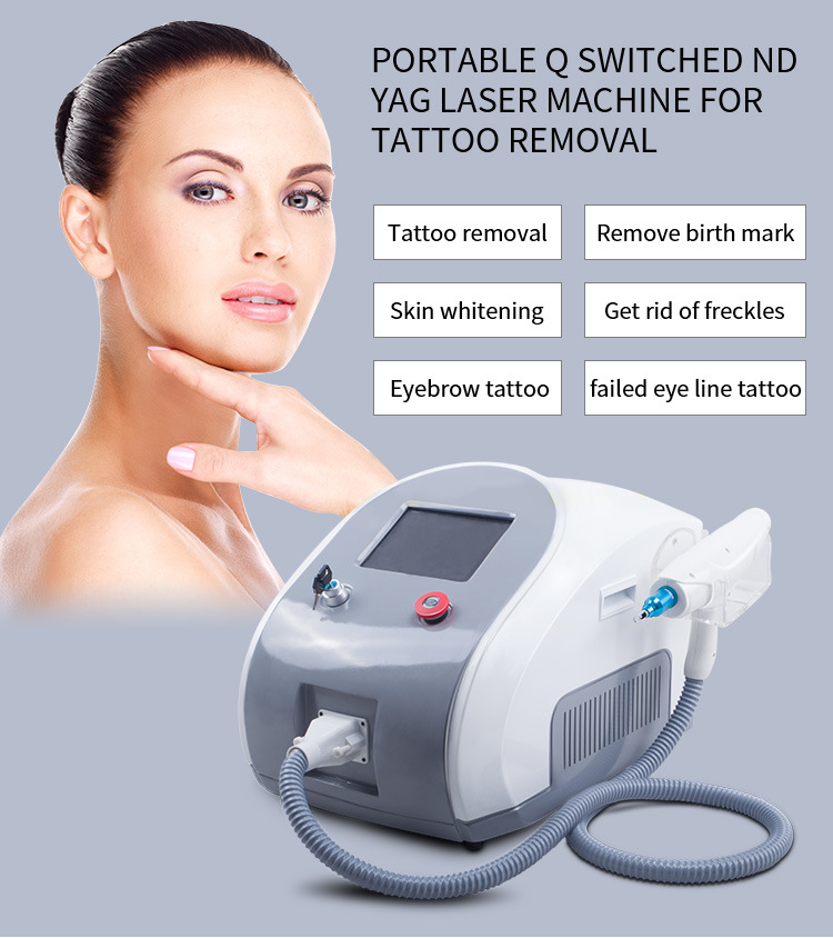 New Design ND YAG Laser Q-Switch Tattoo Pigmentation Removal Beauty Equipment